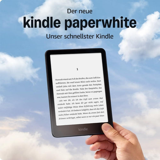 Amazon Kindle Paperwhite 2024 (Schwarz, ohne Werbung) Produktbild